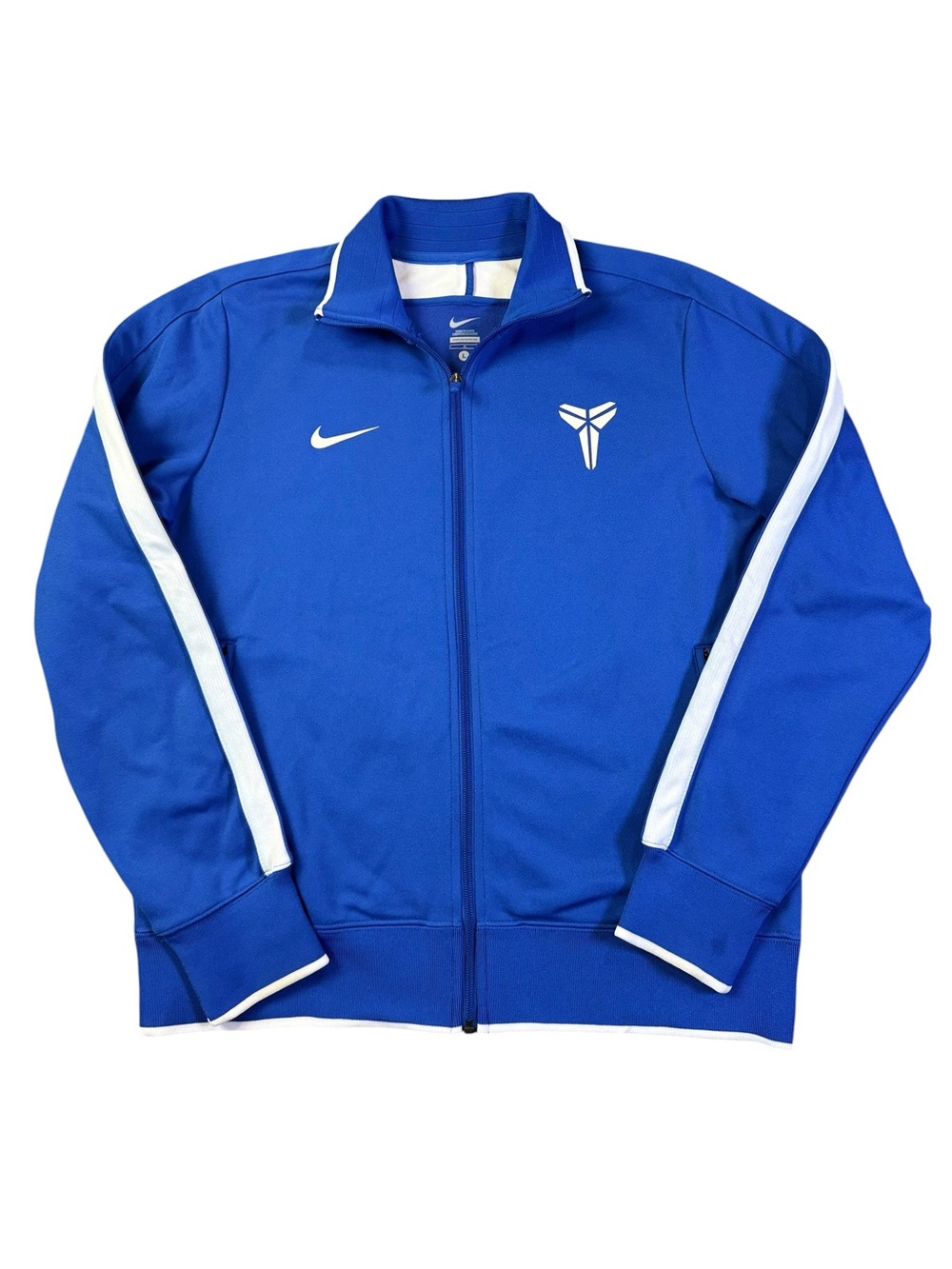 Nike Kobe Bryant Black Mamba Full Zip Warm-Up Track Jacket  Blue/White Size L